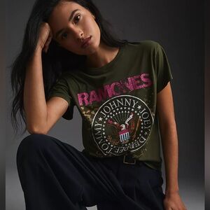 Ramones Letluv by Anthropologie tee shirt